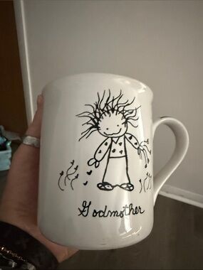 White Godmother Illustrated Ceramic Mug